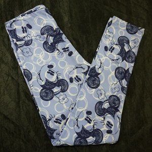 Lularoe Leggings One Size Disney Collection Blue